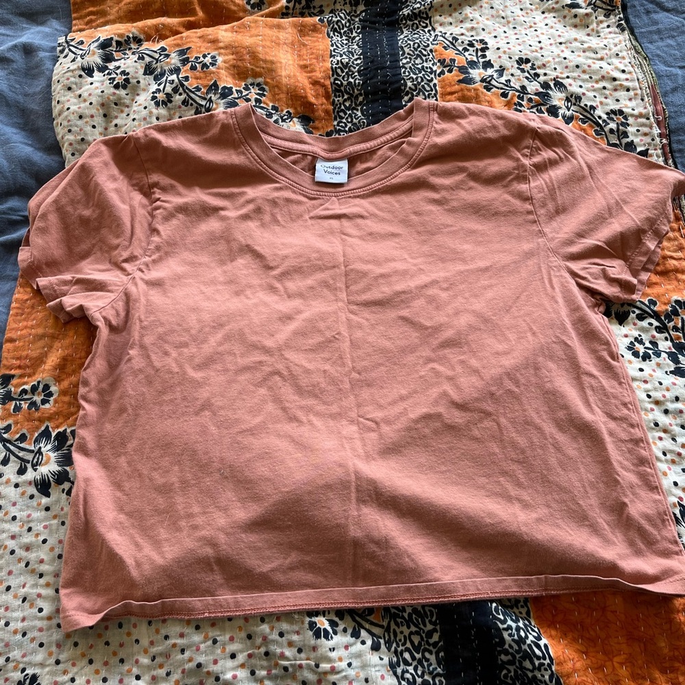 OV cropped tee